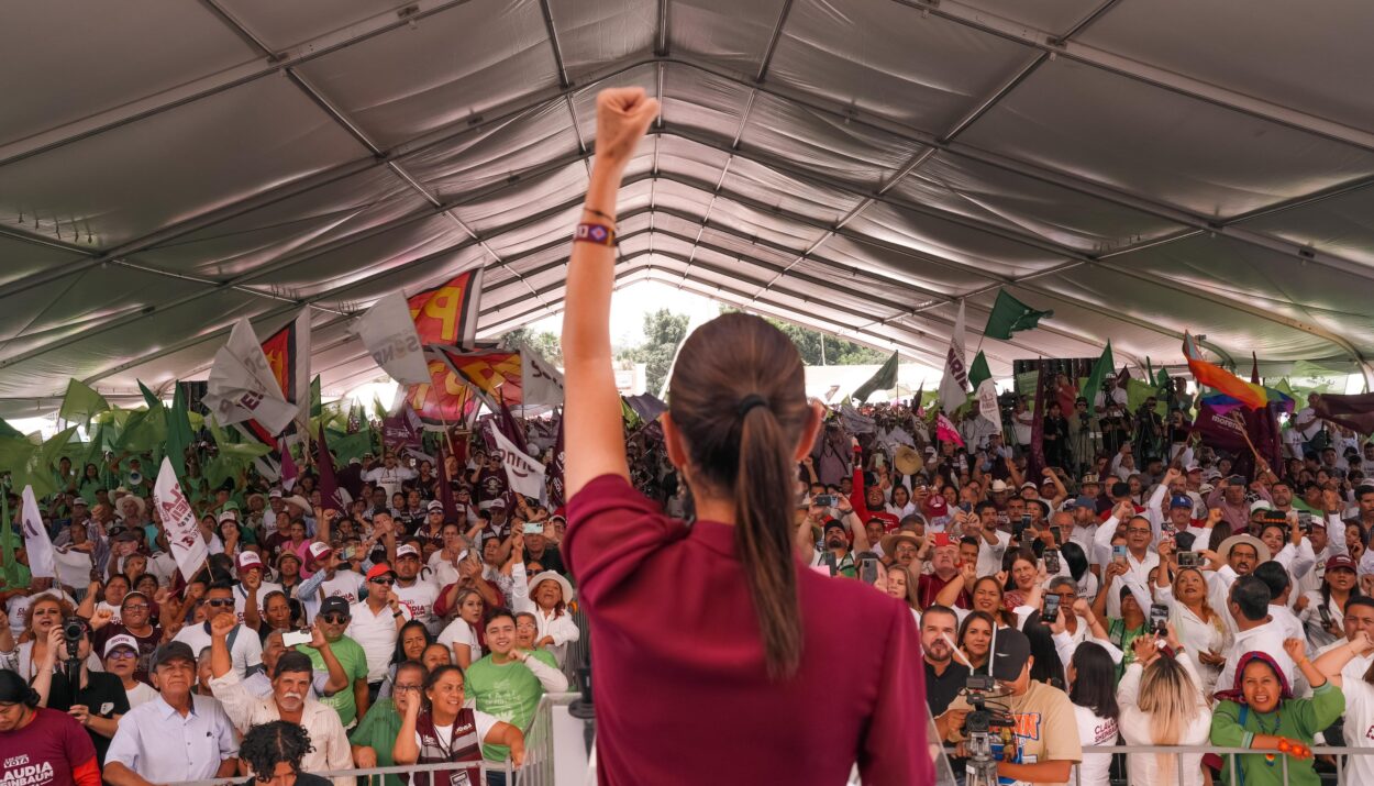 ’’LES PUEDO ASEGURAR QUE VAMOS A GANAR ESTE 2 DE JUNIO’’: CLAUDIA SHEINBAUM VA POR LA CONTINUIDAD DE LA DEMOCRACIA, LAS LIBERTADES Y EL BIENESTAR DEL PUEBLO