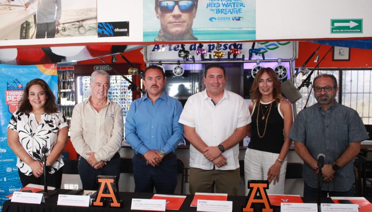 PRESENTAN LA III EDICIÓN DEL TORNEO DE PESCA ANÁUAC MAYAB