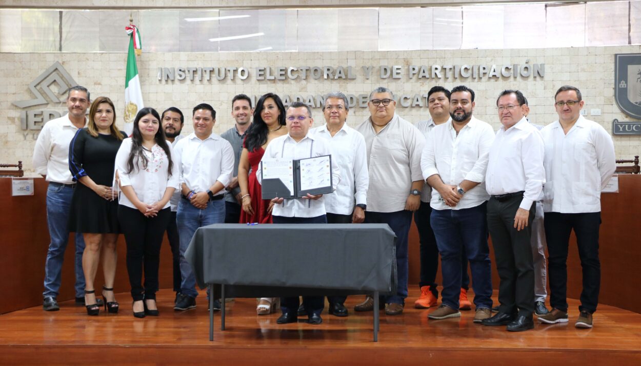 Firman Compromiso de civilidad, respeto y responsabilidad que celebran los partidos políticos que compiten en el Proceso Electoral Local 2023-2024