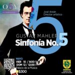 La OSY presentará colosal obra: la Sinfonía No. 5 de Gustav Mahler 