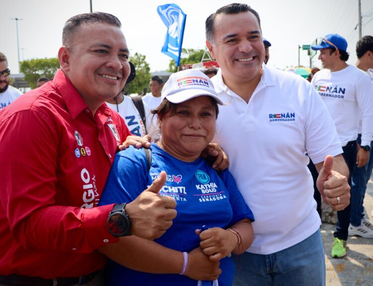 Sergio Vadillo y Renán Barrera consolidan alianza con Fuerza y Corazón por México