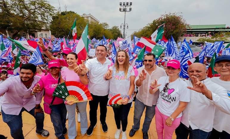 Unidos triunfaremos y defenderemos lo logrado en Mérida y en Yucatán : Cecilia Patrón