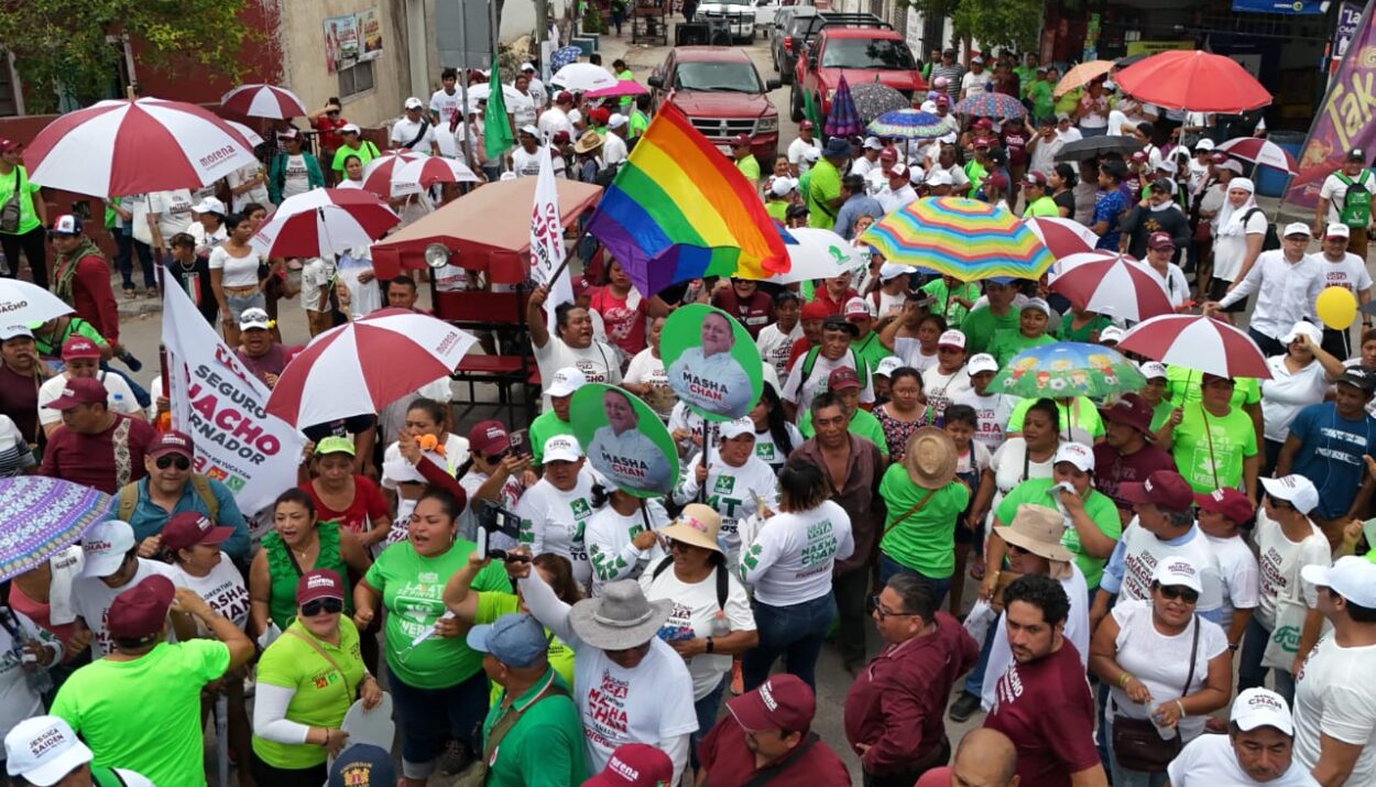 “Masha” Chan arrasa campaña en Kanasín