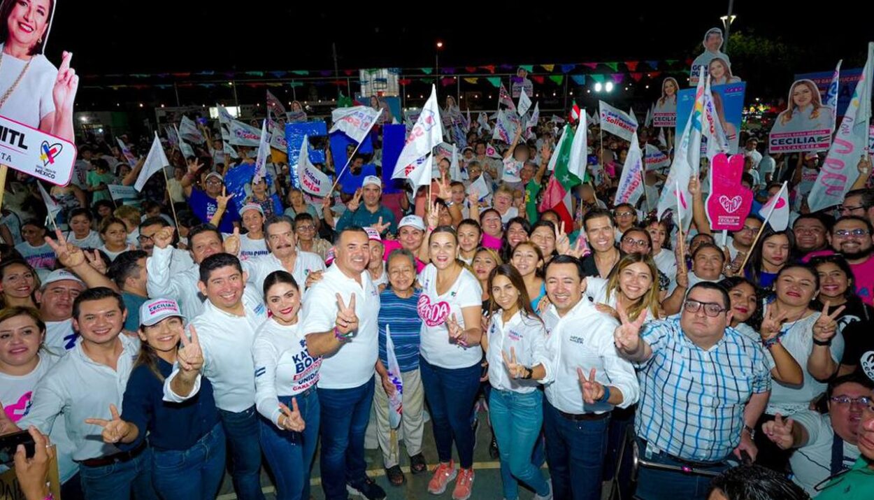 Cecilia Patrón pide el voto para potenciar servicios públicos de calidad en Mérida.