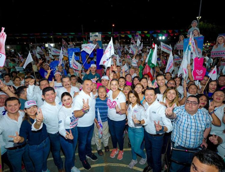 Cecilia Patrón pide el voto para potenciar servicios públicos de calidad en Mérida.