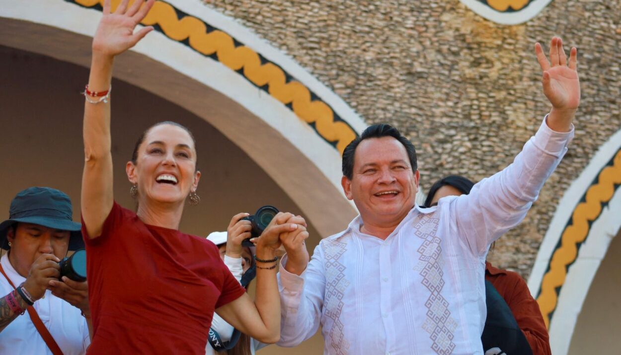 HUACHO, EL CANDIDATO QUE SÍ RECORRIÓ TODOS LOS RINCONES DE YUCATÁN, CERRARÁ CAMPAÑA CON CLAUDIA SHEINBAUM.