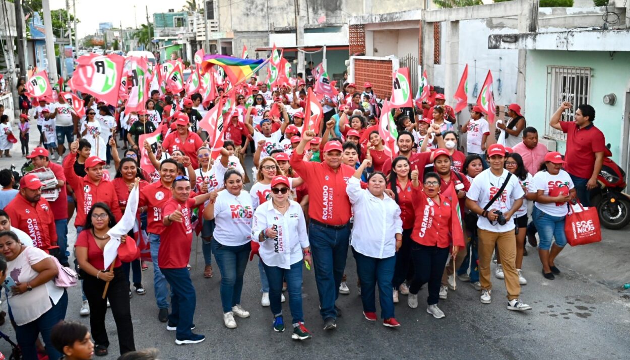 Rolando Zapata recorre el estado en la recta final de las campañas electorales