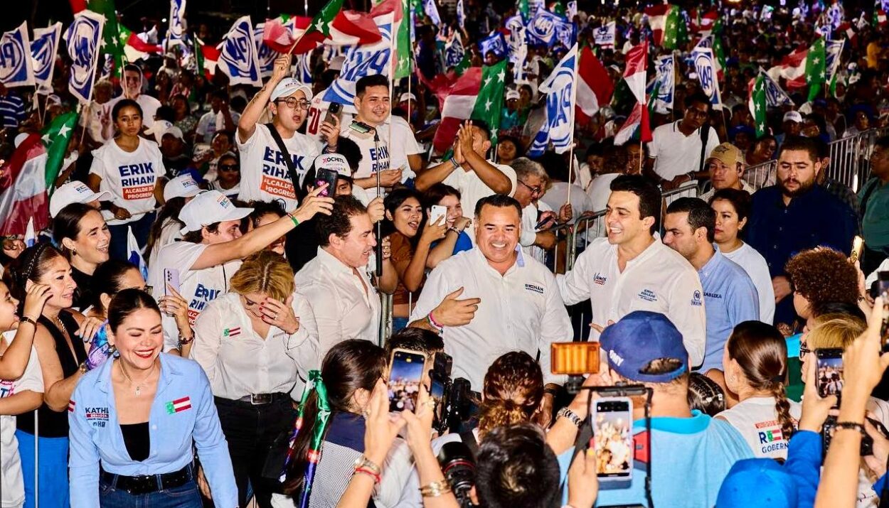 Renán Barrera cierra campaña con masivo respaldo de las y los yucatecos