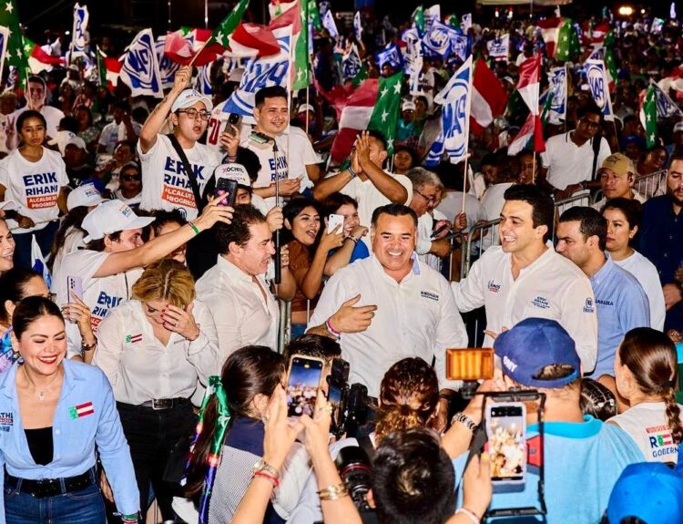 Renán Barrera cierra campaña con masivo respaldo de las y los yucatecos