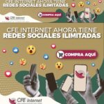 CFE INTERNET INCORPORA PAQUETES CON REDES SOCIALES ILIMITADAS A SU OFERTA DE TELEFONÍA E INTERNET 