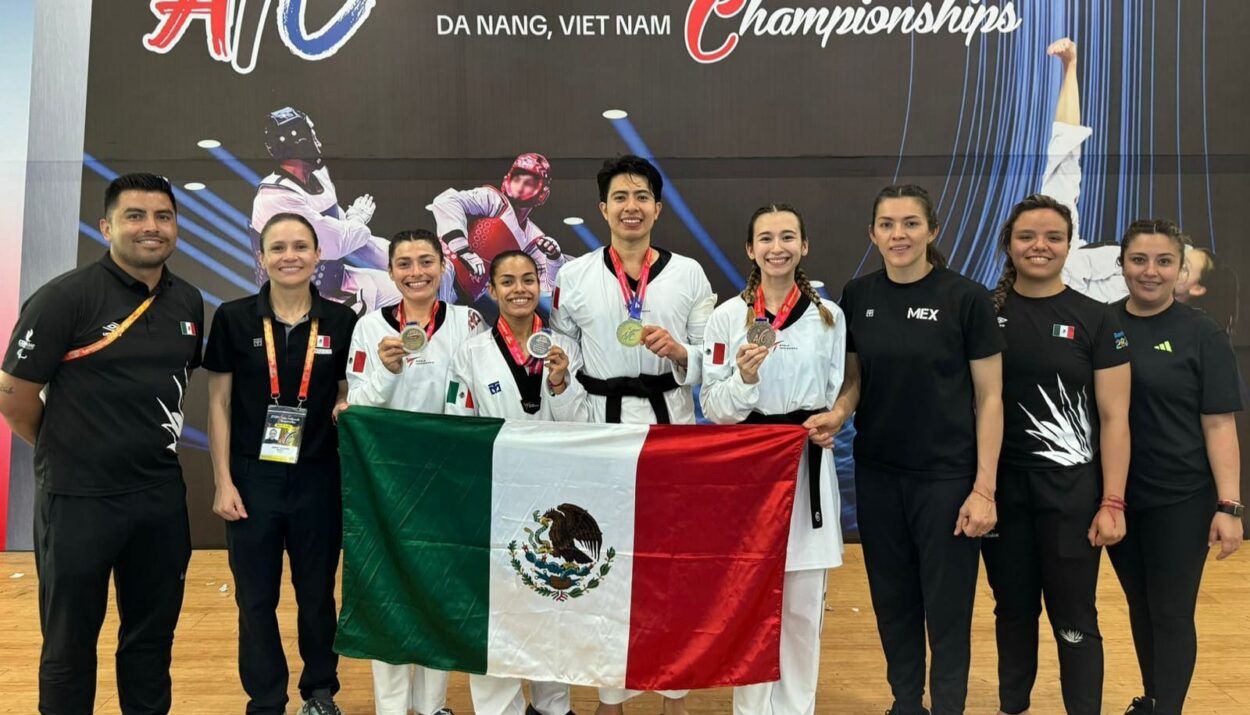 Para taekwondo suma cuatro preseas en Campeonato Asiático en Vietnam