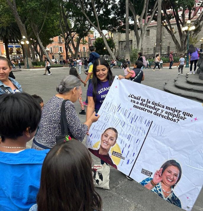 MUJERES RECONOCEN A CLAUDIA SHEINBAUM COMO LA ÚNICA CANDIDATA QUE DEFENDERÁ SUS DERECHOS