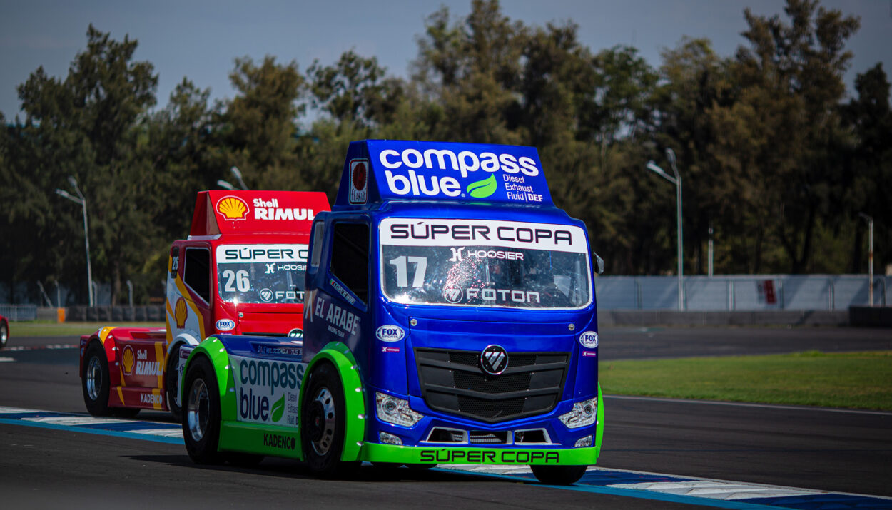 “EL ÁRABE RACING TEAM BY COMPASS BLUE”, TOMÓ LA PRIMERA FILA DE LOS TRACTOCAMIONES EN EL HERMANOS RODRÍGUEZ