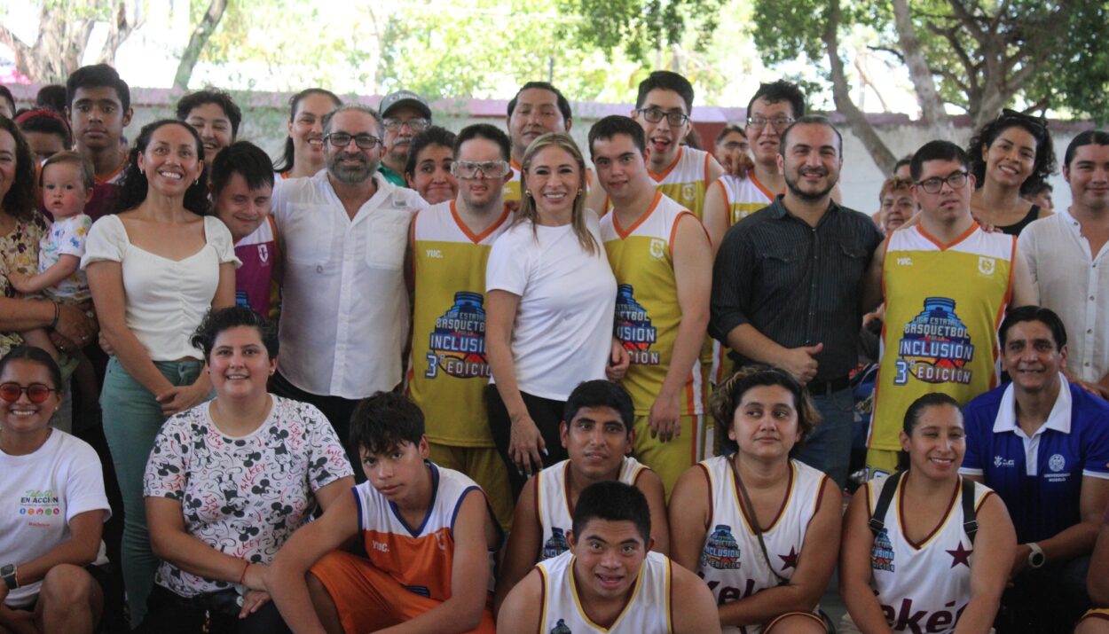 INAUGURAN LA LIGA ESTATAL DE LA INCLUSIÓN DE BASQUETBOL