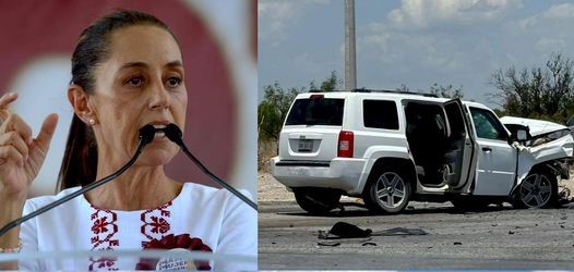 CLAUDIA SHEINBAUM ACABA DE SUFRIR UN ACCIDENTE