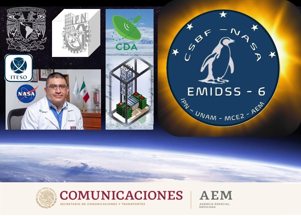 PROBARÁN NUEVO MÓDULO ESPACIAL MEXICANO “EMIDSS-6” EN MISIÓN DE NASA 