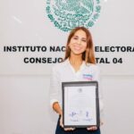 Isabel Rodríguez recibe constancia como diputada electa por el 4to Distrito Federal