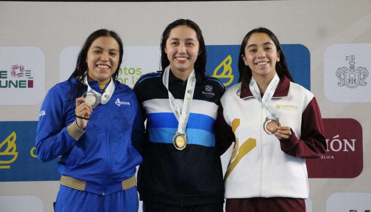 PRODUCTIVO DIA EN LA NATACION DE LOS NACIONALES CONADE PARAYUCATAN