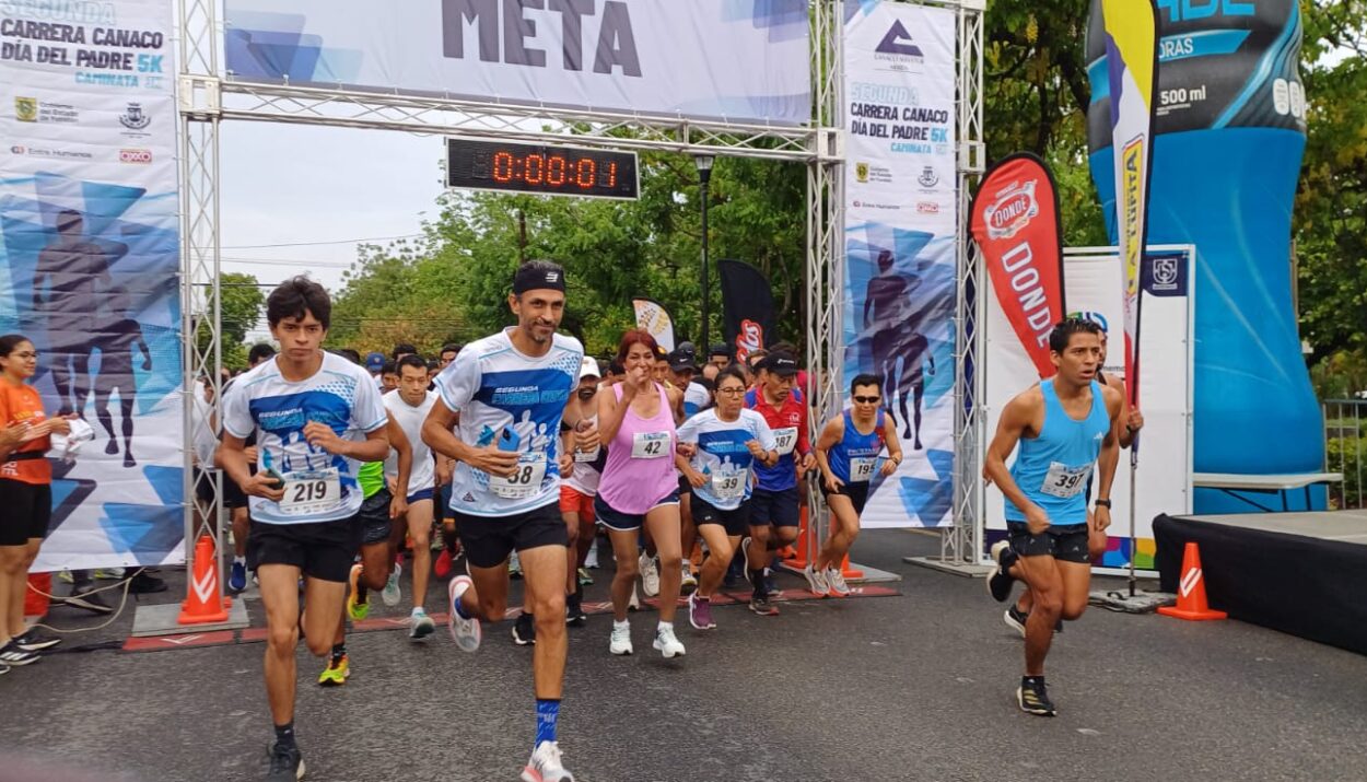 GRAN ÁNIMO EN LA SEGUNDA CARRERA CANACO DEL DÍA DEL PADRE.