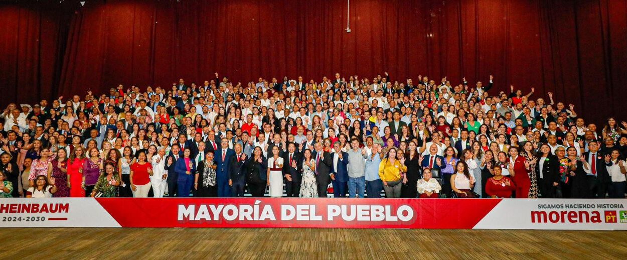 Ramírez Marín en el encuentro de legisladores federales electos con Claudia Sheinbaum