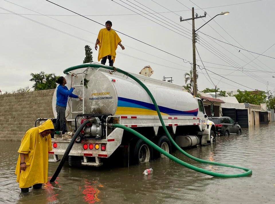 El Ayuntamiento atiende con prontitud los reportes ciudadanos en esta temporada de lluvias.