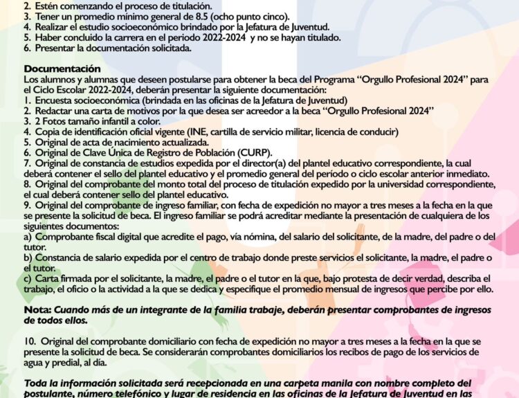 Umán: Lanzan convocatoria para el programa Orgullo Profesional 2024