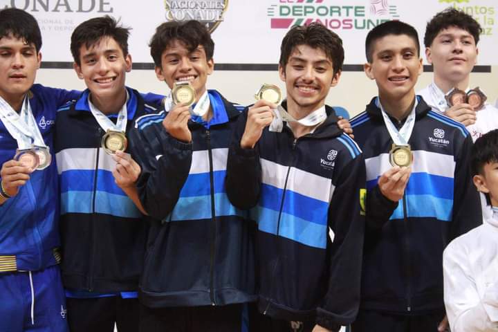 CIERRA EL KARATE DO SU PARTICIPACION EN NACIONALES CONADE CON MEDALLA DORADA POR EQUIPOS 