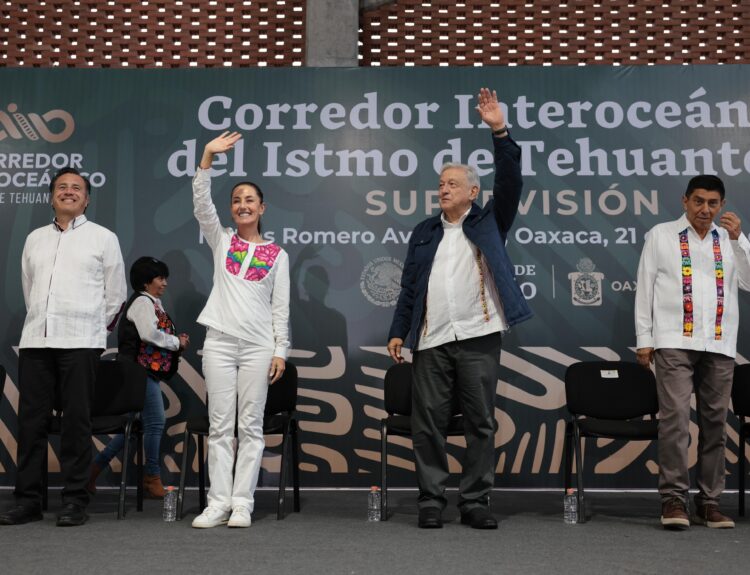 ”EL MEJOR LEGADO QUE PUEDE HABER ES CONTINUAR Y AVANZAR CON LA 4T”: CLAUDIA SHEINBAUM SE COMPROMETE A CONSOLIDAR EL PROYECTO DEL TREN INTEROCEÁNICO