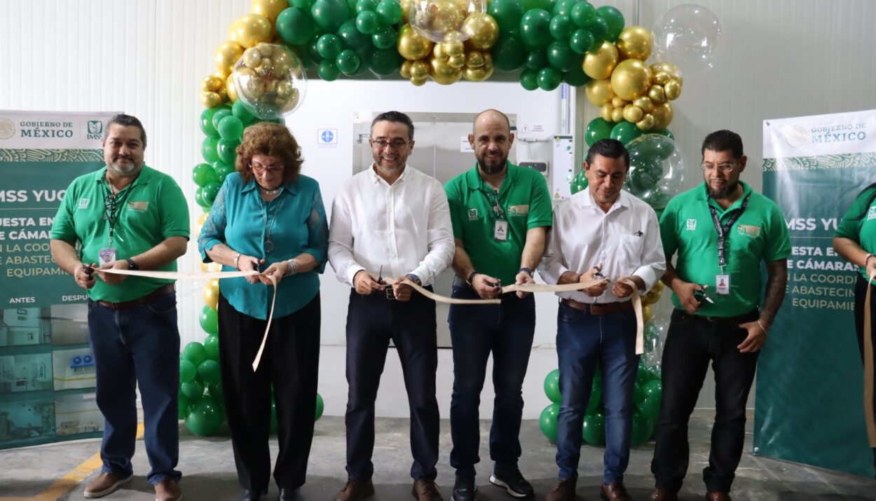 Moderniza IMSS Yucatán Cámaras de Refrigeración para preservar y mantener insumos para la salud