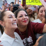 ”¡CLAUDIA TE QUEREMOS!”: CON GRAN ALEGRÍA RECIBEN A CLAUDIA SHEINBAUM EN MONTERREY