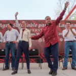 LA CONTINUIDAD DE LA TRANSFORMACIÓN TAMBIÉN SIGNIFICA LA CONTINUIDAD DEL PROYECTO DE AGUA SALUDABLE:CLAUDIA SHEINBAUM ACOMPAÑA A AMLO EN SUPERVISIÓN DE OBRA EN LA COMARCA LAGUNERA