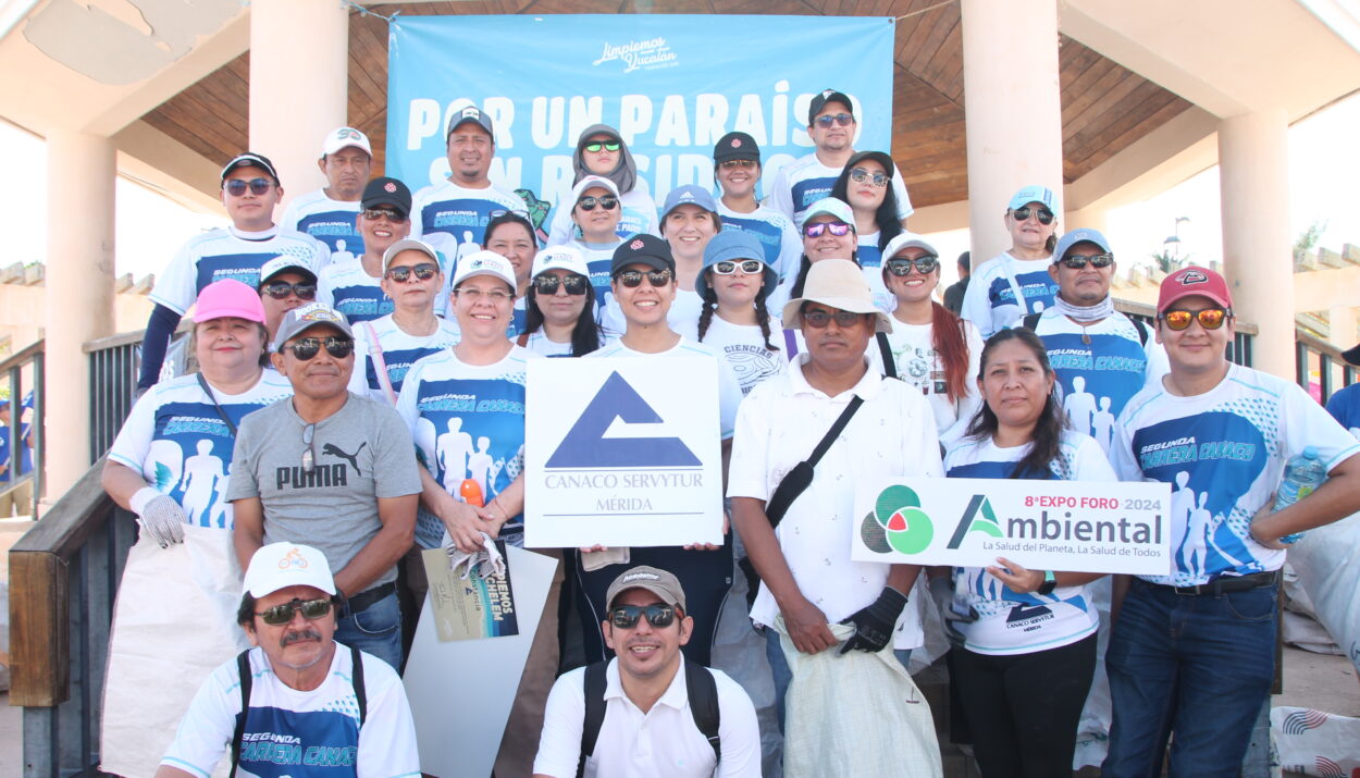 REALIZA CANACO LIMPIEZA EN PLAYAS DE CHELEM