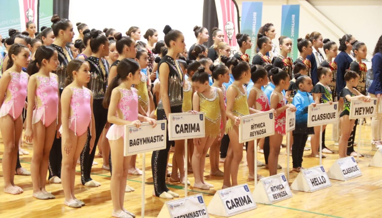 INAUGURAN CAMPEONATO NACIONAL DE GIMNASIA ESTÉTICA DE GRUPO