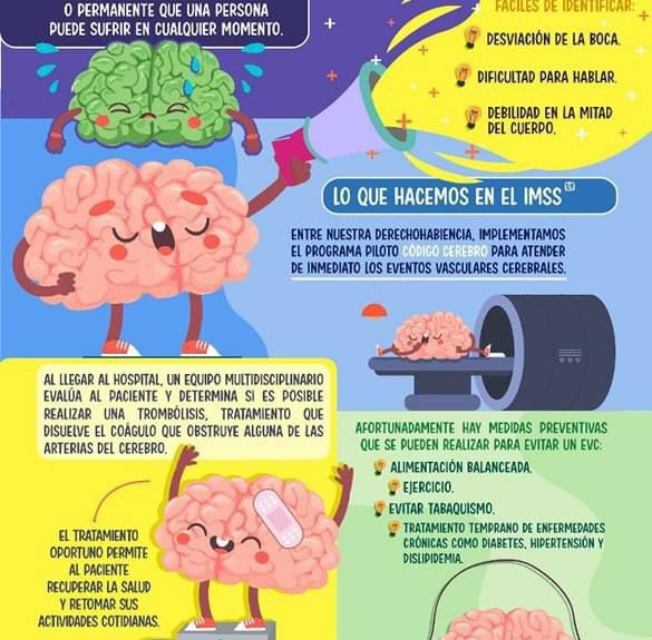 Informa IMSS Yucatán sobre “Código Cerebro” para prevenir y atender oportunamente un EVC