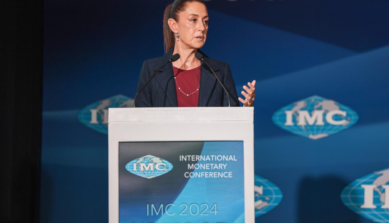 PROSPERIDAD COMPARTIDA, EL EJE CENTRAL DE NUESTRO GOBIERNO: CLAUDIA SHEINBAUM EXPONE SU PROYECTO DE NACIÓN ANTE REPRESENTANTES DEL IMC