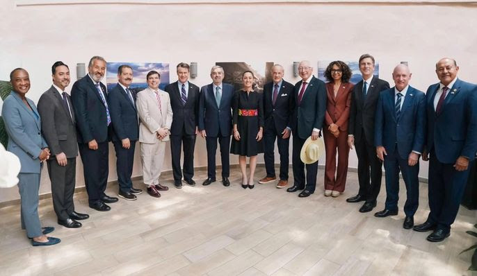 CLAUDIA SHEINBAUM SOSTIENE REUNIÓN CON DELEGACIÓN BIPARTIDISTA DE SENADORES Y CONGRESISTAS DE ESTADOS UNIDOS