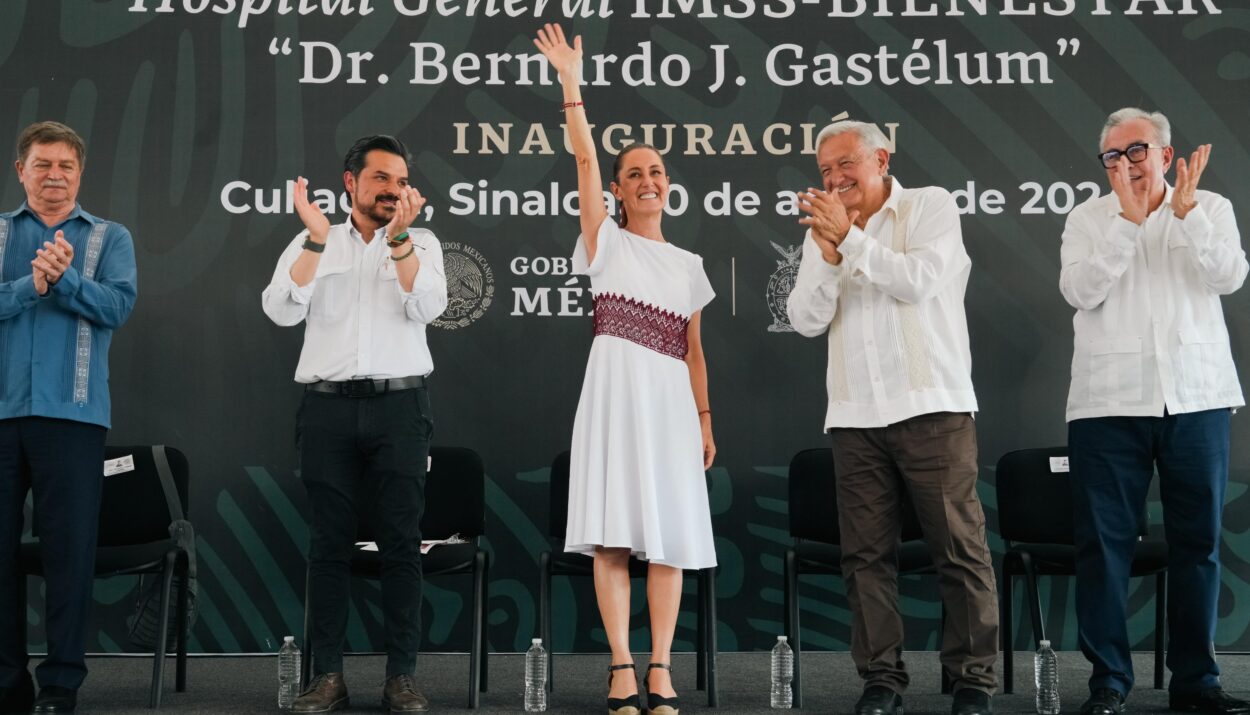 VAMOS A SEGUIR APOYANDO A LOS HOMBRES Y MUJERES DE SINALOA: CLAUDIA SHEINBAUM