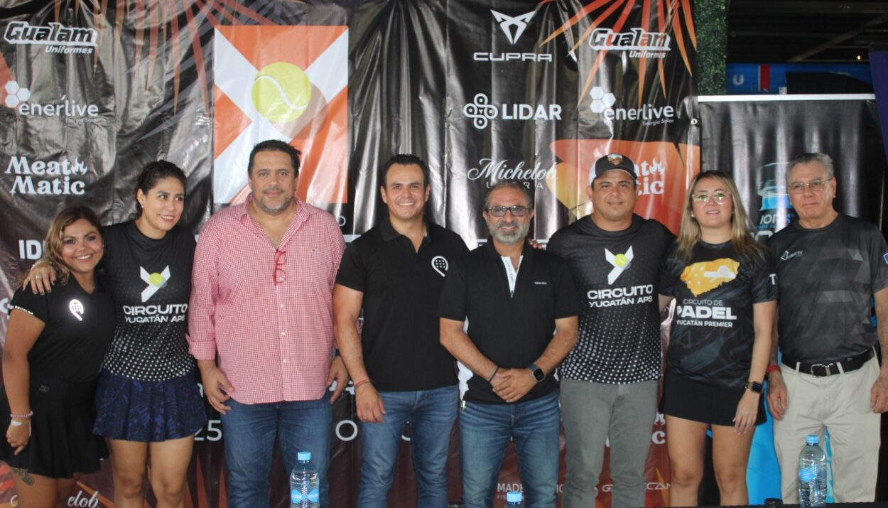 PRESENTAN LA CUARTA FECHA DEL TORNEO CIRCUITO DE PADEL YUCATÁN APS