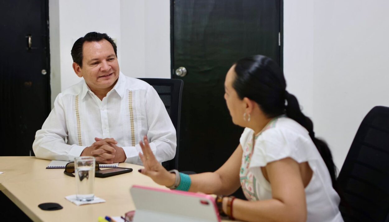 Se reúnen Díaz Mena y María Luisa Albores para abordar el futuro ambiental de Yucatán