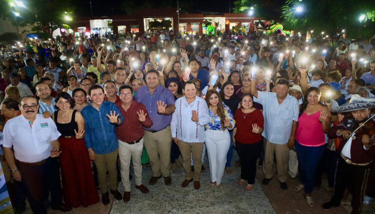 Yucatán nos dio su confianza, porque hablamos con el corazón en la mano y con la verdad a todos los yucatecos; Huacho