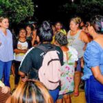 Cecilia Patrón visita a vecinos del sur