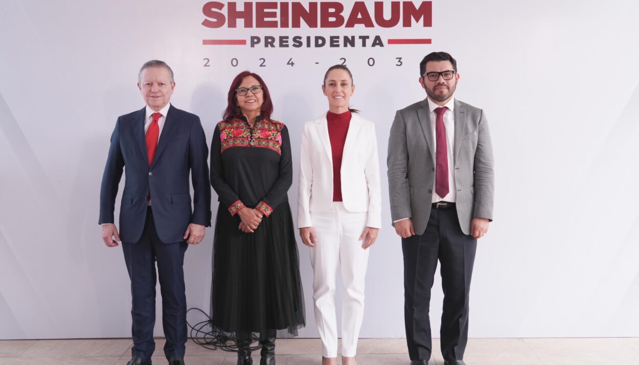 CLAUDIA SHEINBAUM PRESENTA A ARTURO ZALDÍVAR, CARLOS TORRES Y LETICIA RAMÍREZ COMO INTEGRANTES DE SU GABINETE