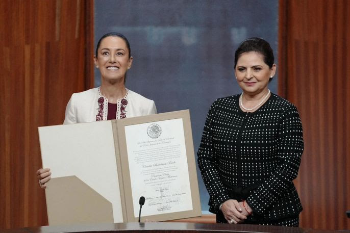 CLAUDIA SHEINBAUM RECIBE CONSTANCIA COMO PRESIDENTA ELECTA DE MÉXICO POR PARTE DEL TRIBUNAL ELECTORAL