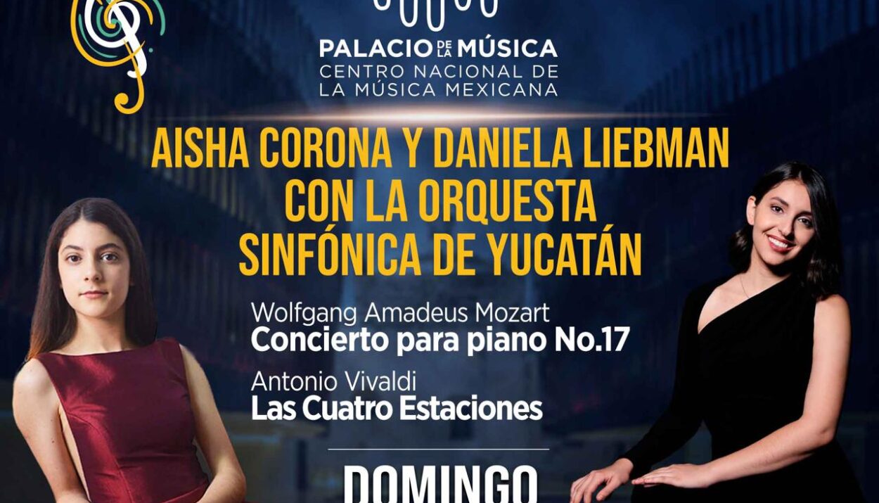 Magistral concierto de la OSY como parte del Gran Festival del Palacio de la Música con excepcionales concertistas de piano y violín