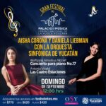 Magistral concierto de la OSY como parte del Gran Festival del Palacio de la Música con excepcionales concertistas de piano y violín