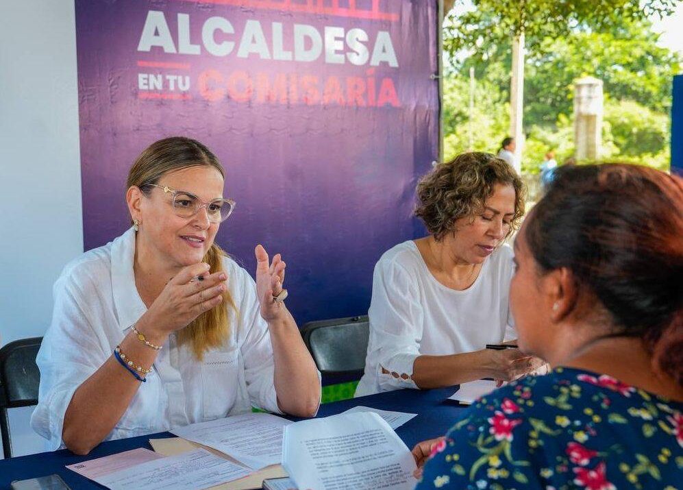 Los que mandan son los ciudadanos: Cecilia Patrón en Dzununcán