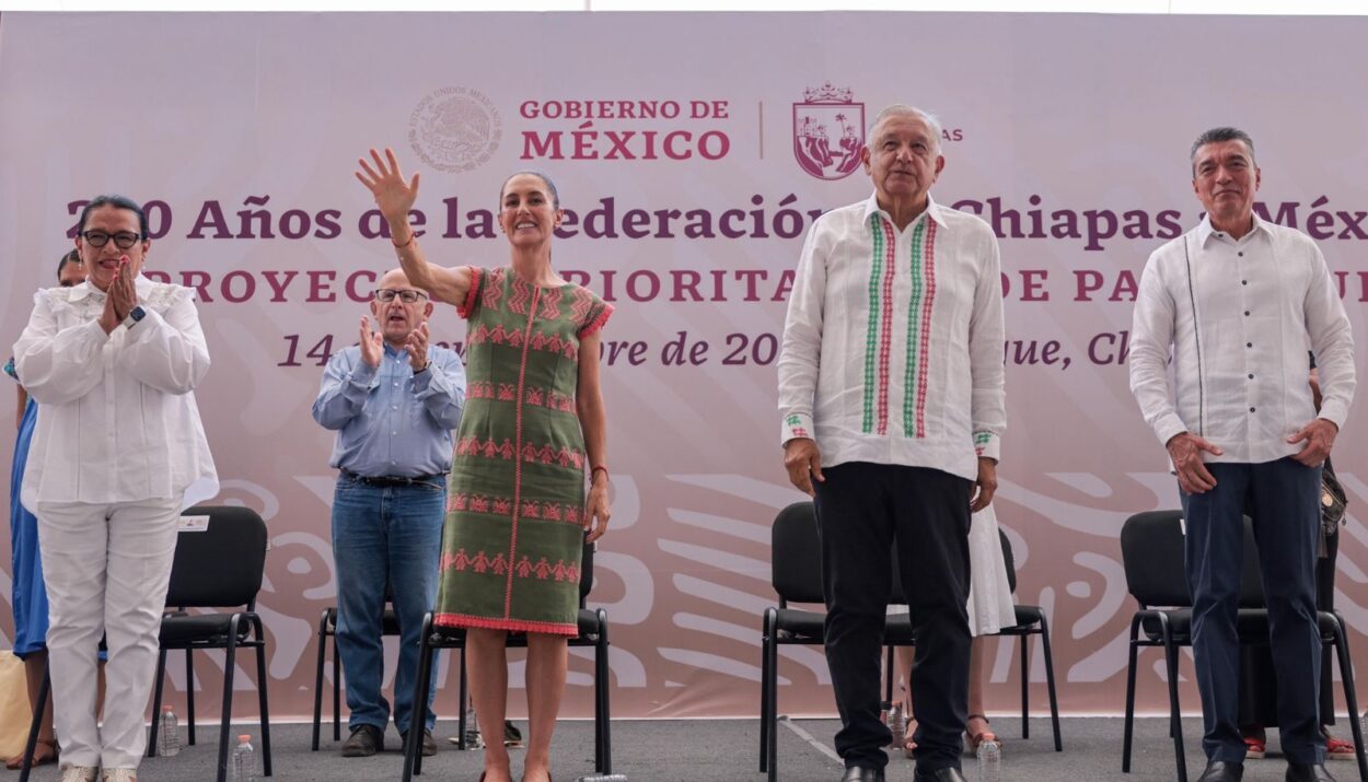 “HOY EL FUTURO DE CHIAPAS NO ES INCIERTO, ES EL PORVENIR, ES EL FUTURO DEL PUEBLO DE MÉXICO”: CLAUDIA SHEINBAUM